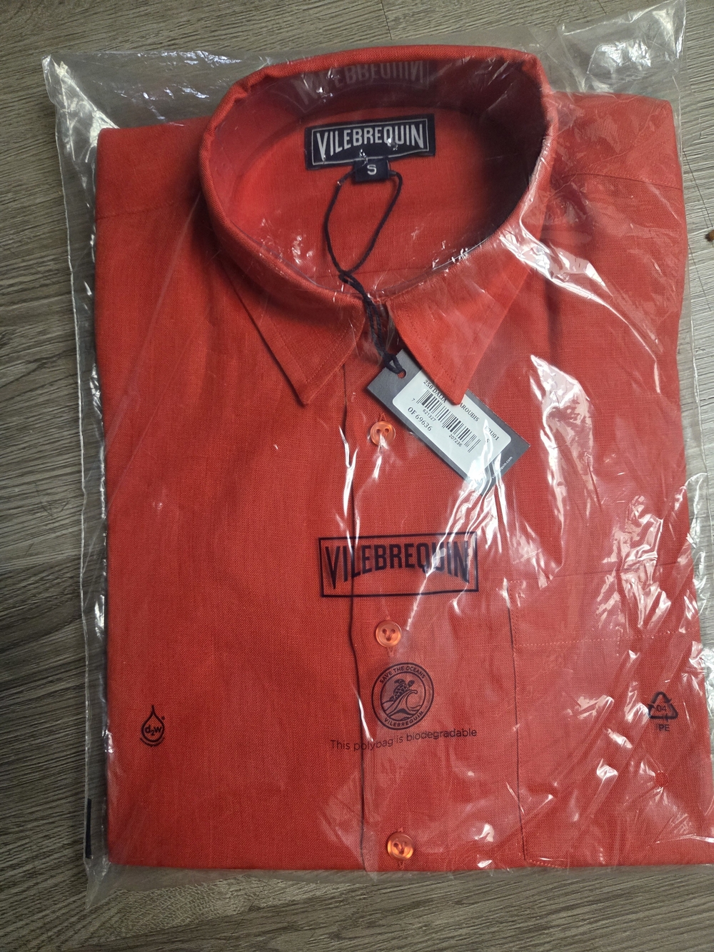 Vilebrequin Men’s Bright Red Button-Down Shirt
